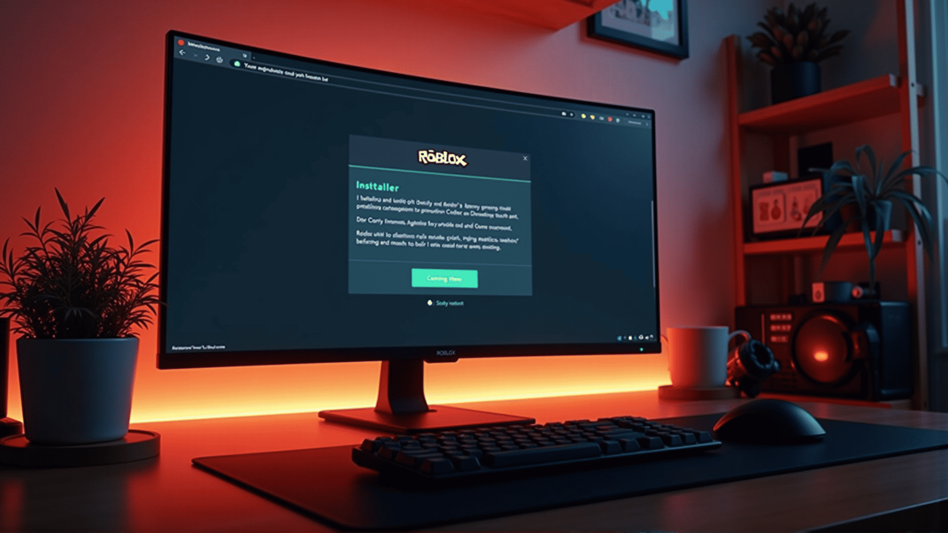 Roblox installer interface